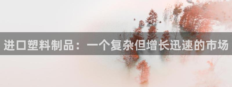 太阳gg官方网站：进口塑料制品：一个复杂但增长迅速的市场