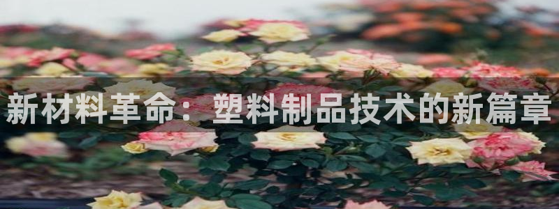 太阳集团2018登录网址：新材料革命：塑料制品技术的新篇章