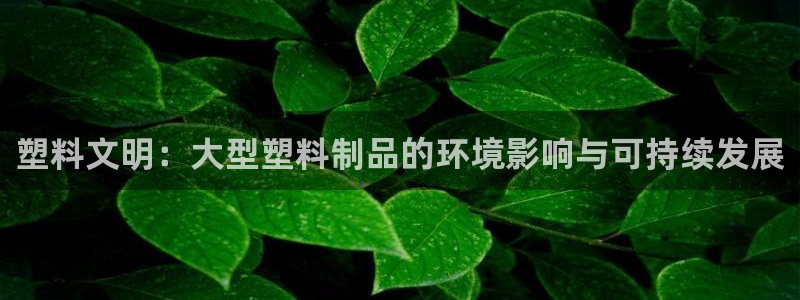 太阳成集团tyc234cc[主页]网址：塑料文明：大型塑料制