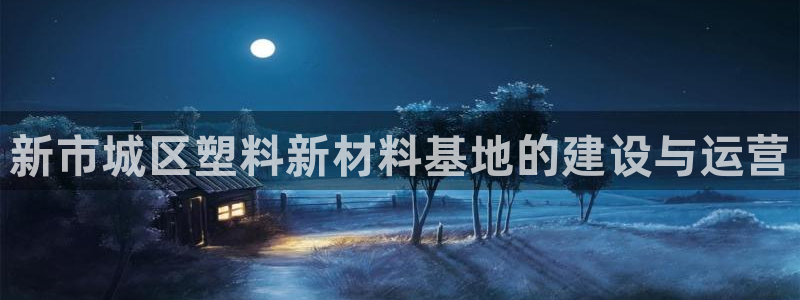 太阳gg官网登录：新市城区塑料新材料基地的建设与运营