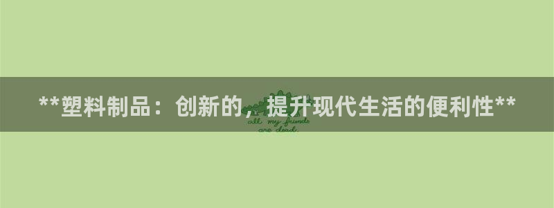 太阳老板身价：**塑料制品：创新的，提升现代生活的便利性**