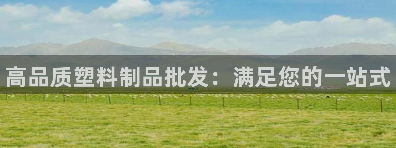 太阳成集团娱乐：高品质塑料制品批发：满足您的一站式