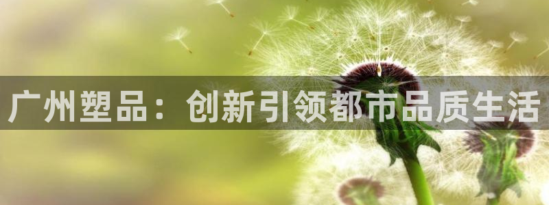 太阳成集团tyc234cc投资控股集团：广州塑品：创新引领都