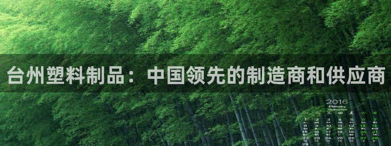 太阳集团78566备用网址：台州塑料制品：中国领先的制造商和