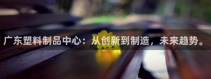 太阳集团电子游戏返还8元：广东塑料制品中心：从创新到制造，未