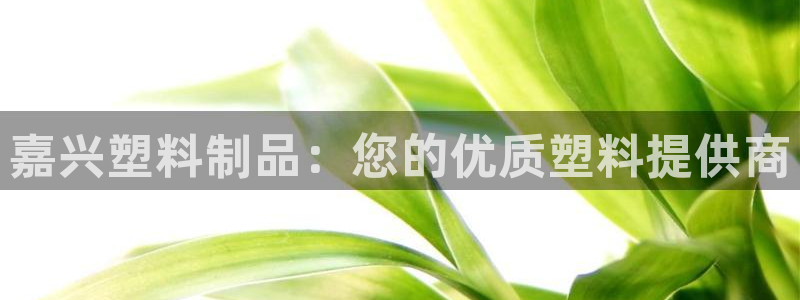 suncitygroup太阳集团--官方网站：嘉兴塑料制品：
